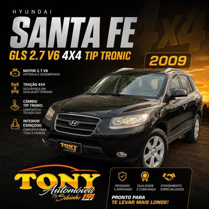HYUNDAI SANTA FÉ 2.7 MPFI GLS V6 24V 200CV GASOLINA 4P AUTOMÁTICO HYUNDAI SANTA FÉ 2.7 MPFI GLS V6 24V 200CV GASOLINA 4P AUTOMÁTICO